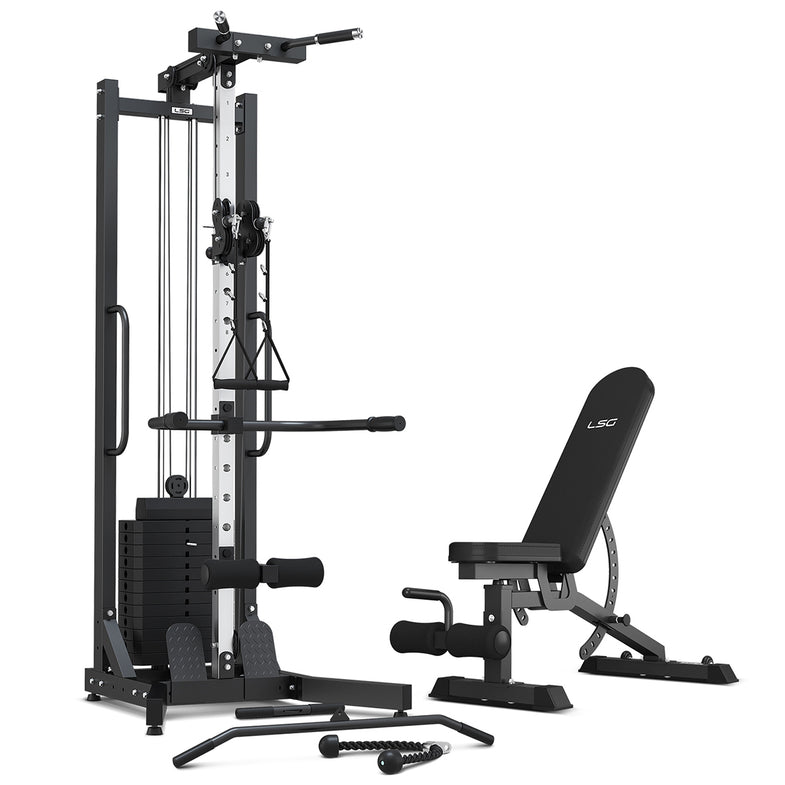 GST100 Functional Trainer with FID Bench