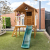 Archie Cubby House (Elevated) with 1.8m Slide (Green)