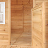 Archie Elevated Cubby House with Pastel Blue Slide