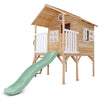 Archie Elevated Cubby House with Pastel Pink Green