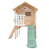 Archie Elevated Cubby House with Pastel Pink Green