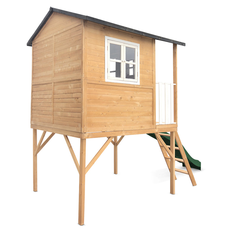 Burleigh Cubby House with 2.2m Slide (Green)