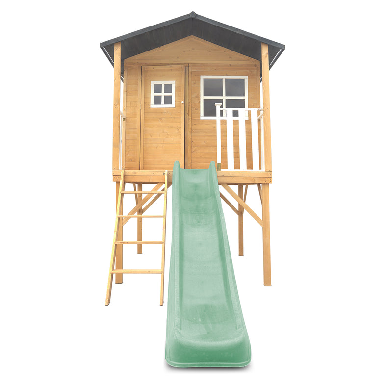 Burleigh Cubby House with 2.2m Slide (Pastel Green)