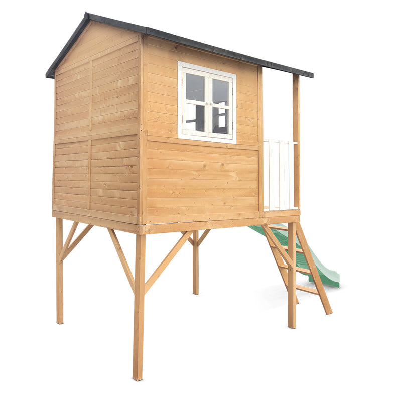 Burleigh Cubby House with 2.2m Slide (Pastel Green)