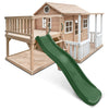 Finley Cubby House with 1.8m Slide (Green)