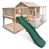 Finley Cubby House with 1.8m Green Slide