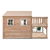 Finley Cubby House with 1.8m Green Slide