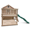 Finley Cubby House with 1.8m Green Slide