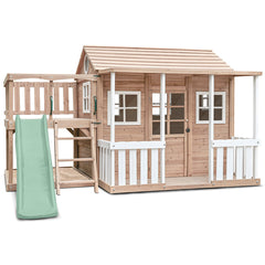 Finley Cubby House with 1.8m Slide (Pastel Pink)
