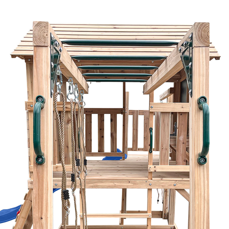 Kingston Cubby House with 2.2m Slide (Blue)