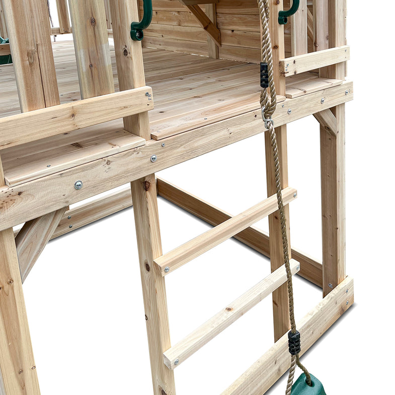 Kingston Cubby House with 2.2m Slide (Pastel Blue)