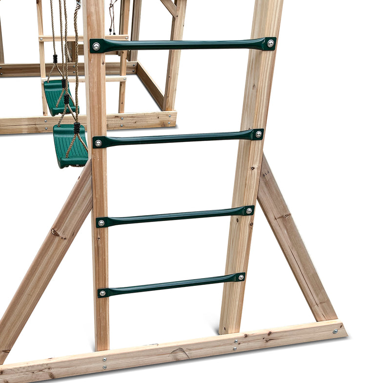 Kingston Cubby House with 2.2m Slide (Pastel Green)