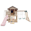 Kingston Cubby House with 2.2m Slide (Pastel Pink)