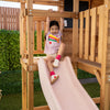 Kingston Cubby House with 2.2m Slide (Pastel Pink)