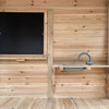 Kingston Cubby House with 2.2m Slide (Pastel Pink)