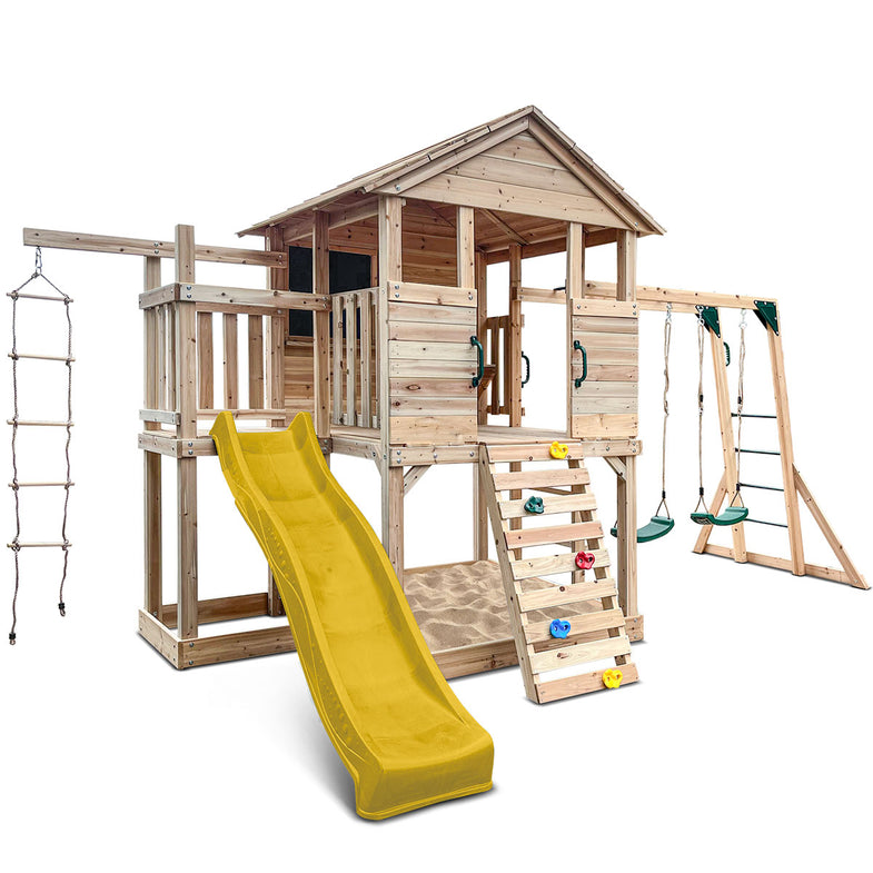 Kingston Cubby House with Yellow Slide