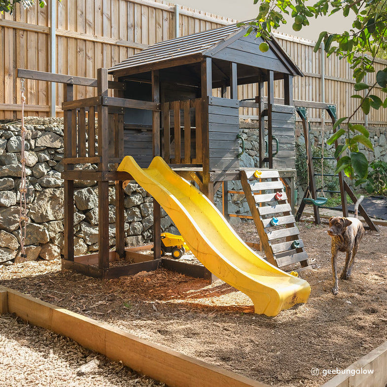 Kingston Cubby House with Yellow Slide