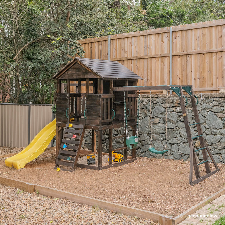 Kingston Cubby House with Yellow Slide