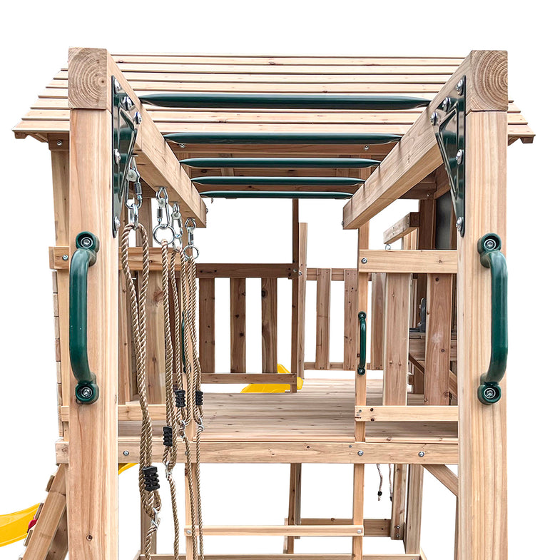 Kingston Cubby House with 2.2m Slide (Yellow)