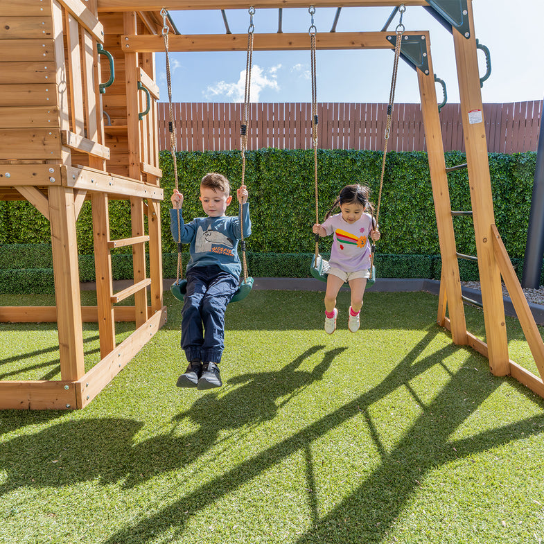 Kingston Cubby House with Yellow Slide