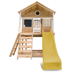 Warrigal Cubby House with 2.2m Slide (Yellow)