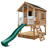 Winchester Cubby House (Elevated 1.2m) with 2.2m Slide (Green)