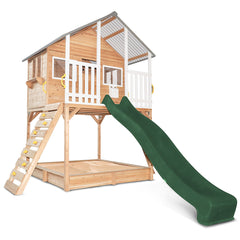 Winchester Cubby House (Elevated 1.45m) with 3.0m Slide (Green)