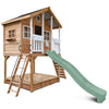 Winchester Cubby House (Elevated 1.45m) with 3.0m Slide (Pastel Green)