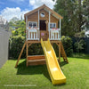 Winchester Cubby House with 1.45m Elevation Platform and 3m Yellow Slide
