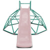 Summit 2.0m Dome Climber & 1.8m Slide (Pastel Pink)