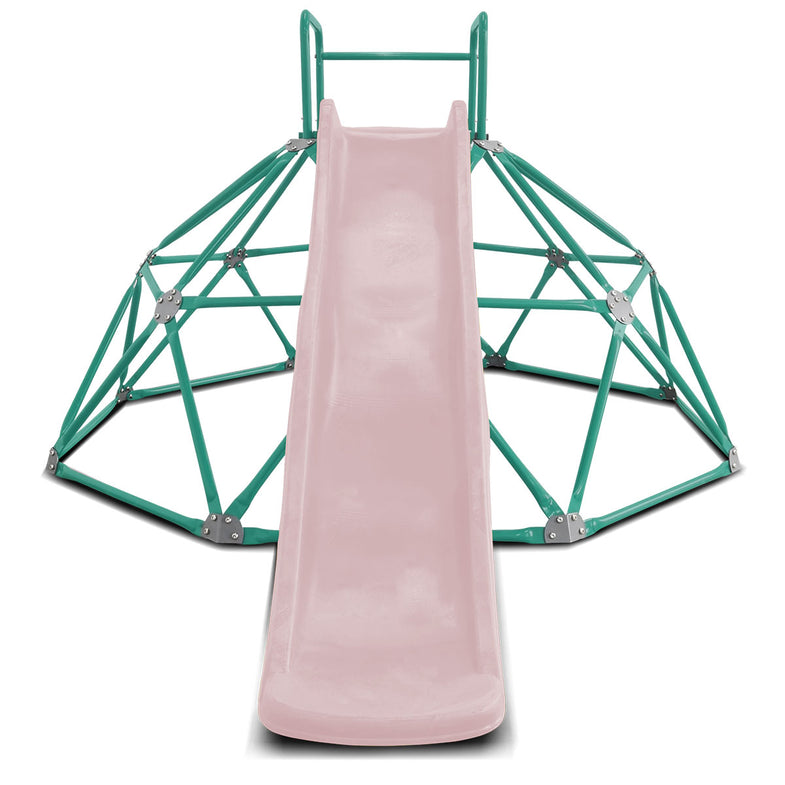 Summit 2.0m Dome Climber & 1.8m Slide (Pastel Pink)