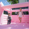 Palace Jumping Castle - Pastel Pink