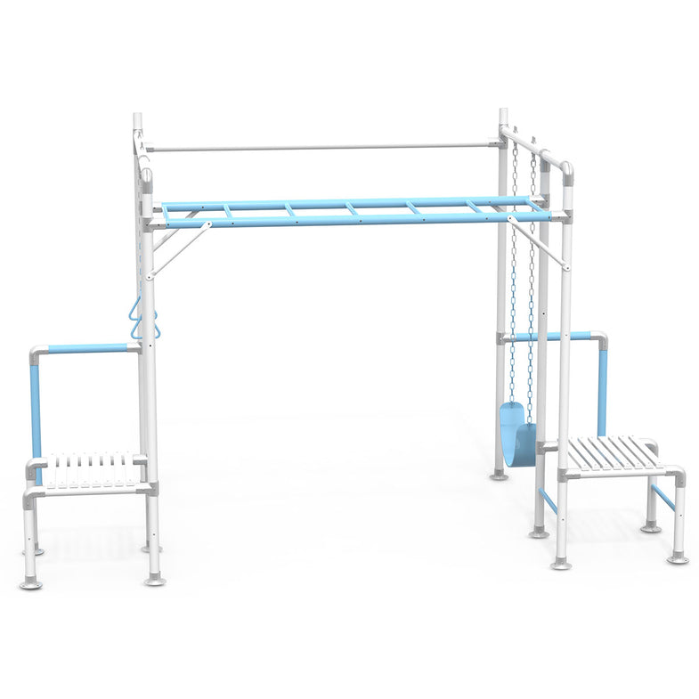 Junior Jungle - Davlesford Silver/Pastel Blue Set