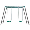 Stanley Commercial Steel 2-in-1 Monkey Bars & Swing Set