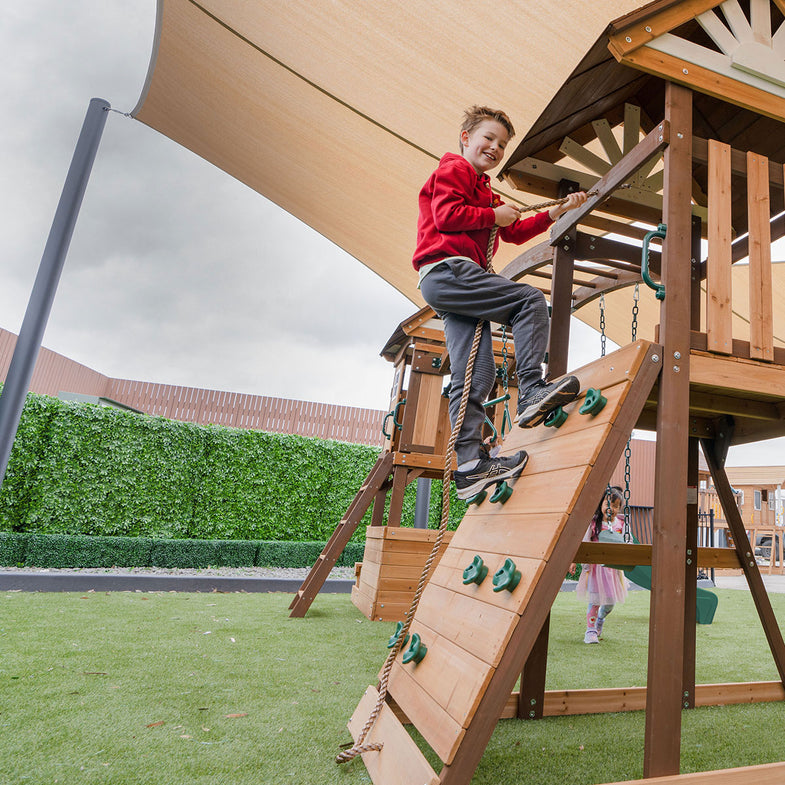 Armadale Swing Set & Play Centre with Two 2.2m Slide (Green)