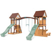 Armadale Swing Set & Play Centre with Two 2.2m Slide (Pastel Green)