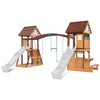 Armadale Swing Set & Play Centre with Two 2.2m Slide (White)