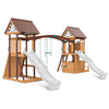 Armadale Swing Set & Play Centre with Two 2.2m Slide (White)