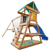 Birmingham Swing Set & Play Centre with 2.2m Slide (Blue)
