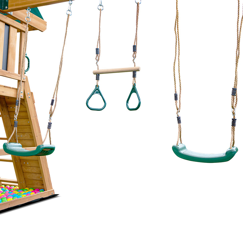 Birmingham Swing Set & Play Centre with 2.2m Slide (Pastel Blue)
