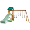 Birmingham Swing Set & Play Centre with 2.2m Slide (Pastel Green)