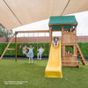 Carindale Swing Set & Play Centre with 2.2m Slide (White)