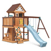 Coventry Swing Set & Play Centre with 2.2m Slide (Pastel Blue)