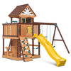 Coventry Swing Set & Play Centre with 2.2m Slide (Yellow)