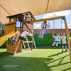 Darlington Swing Set & Play Centre with 2.2m Slide (Blue)