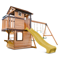 Darlington Swing Set & Play Centre with 2.2m Slide (Yellow)