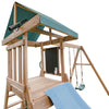 Greenvale Swing Set & Play Centre with 1.8m Slide (Pastel Blue)