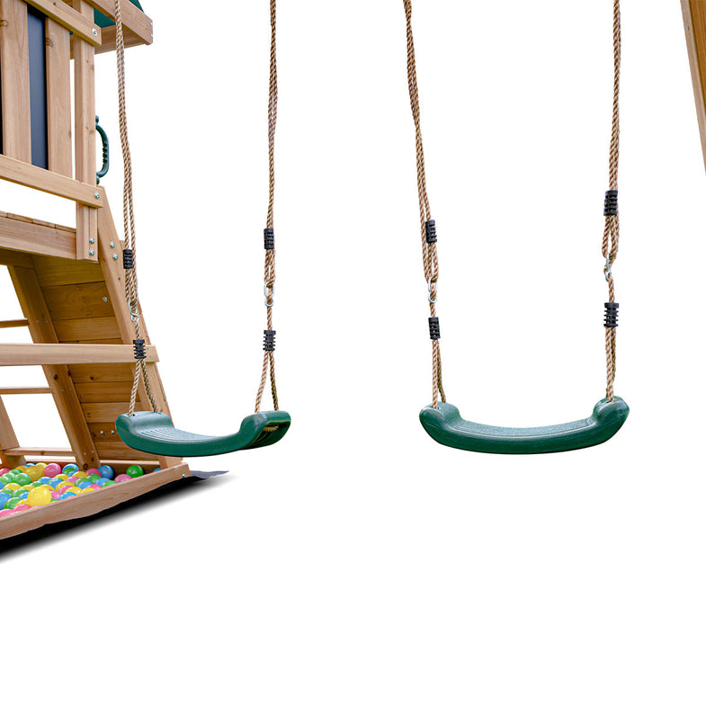 Greenvale Swing Set & Play Centre with 1.8m Slide (Pastel Blue)