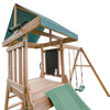 Greenvale Swing Set & Play Centre with 1.8m Slide (Pastel Green)