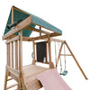 Greenvale Swing Set & Play Centre with 1.8m Slide (Pastel Pink)